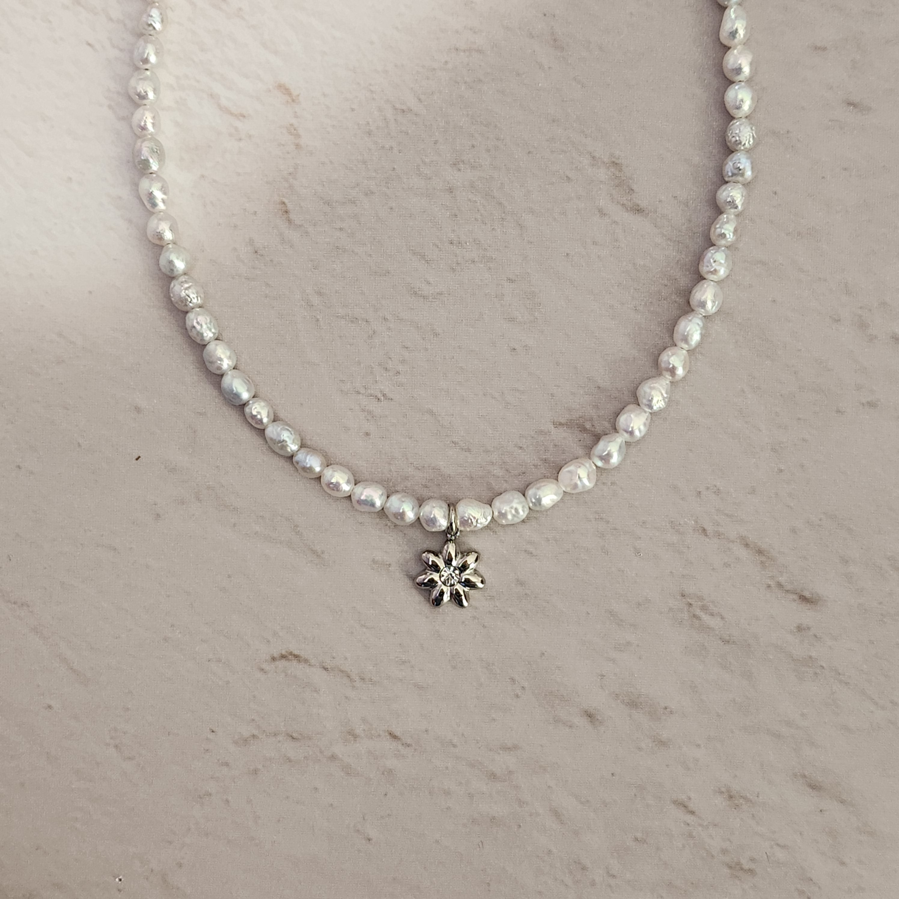 Edelweiss Mini Charm Necklace