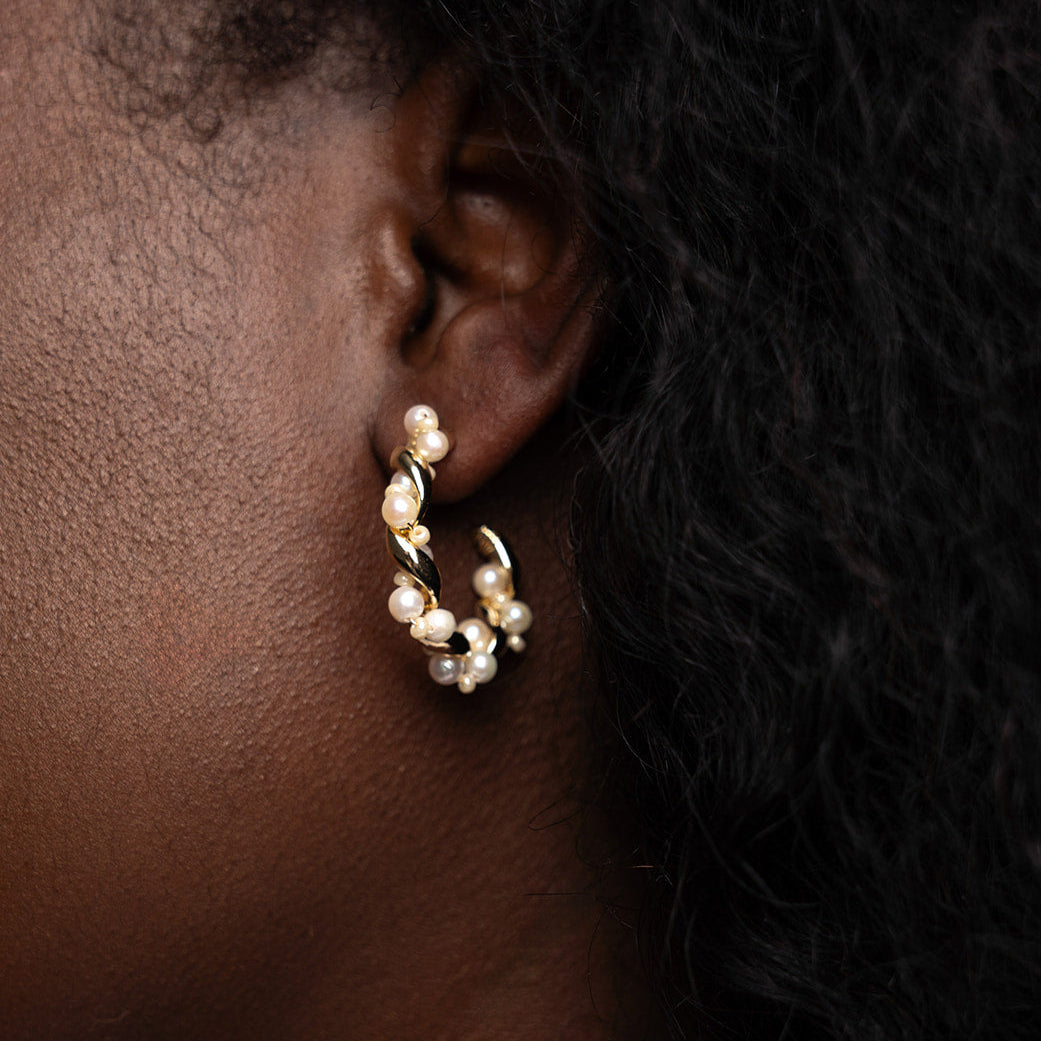 Pearl Wreath Earrings