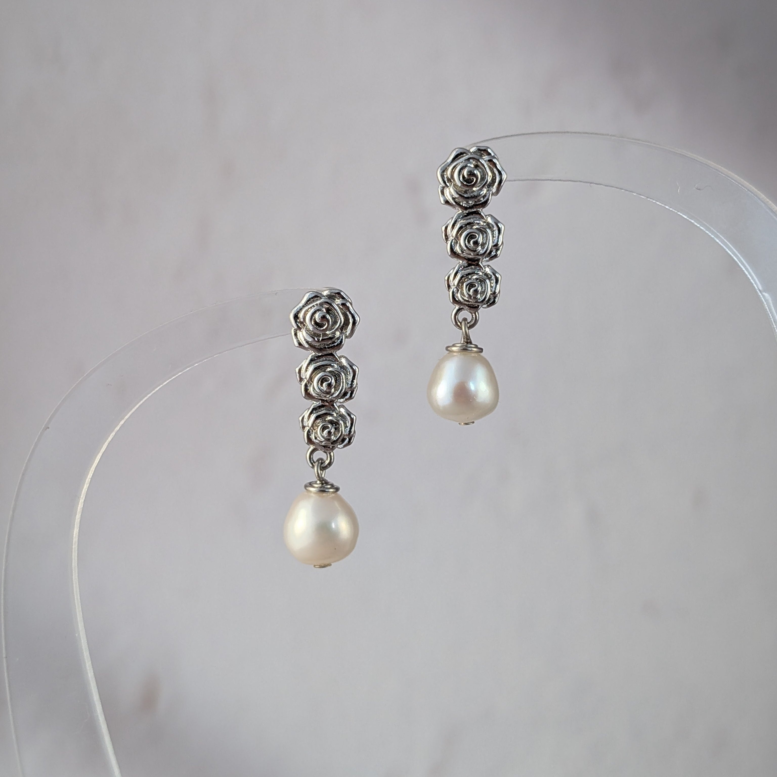 Rosette Trio Earrings
