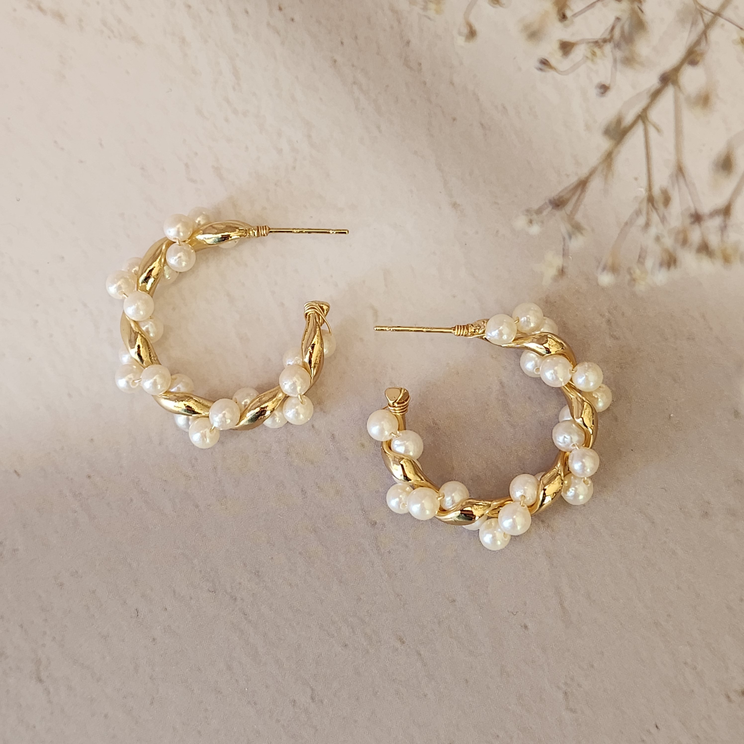 Pearl Wreath Earrings