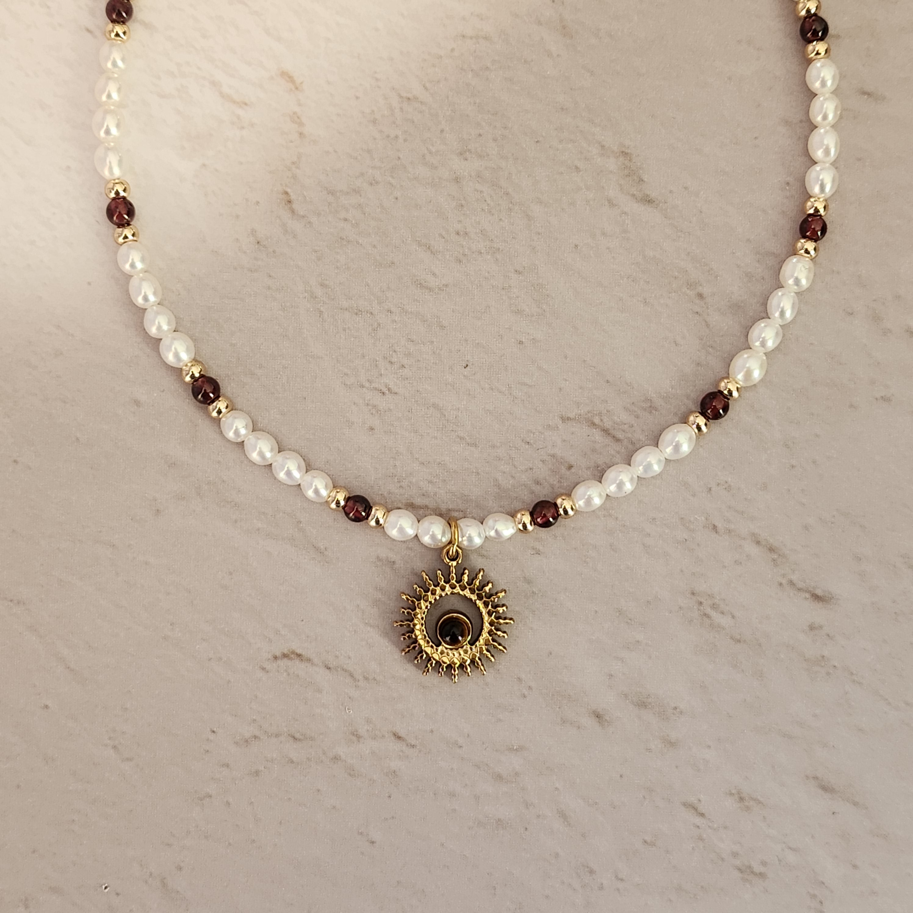 Ember Charm Pendant Necklace