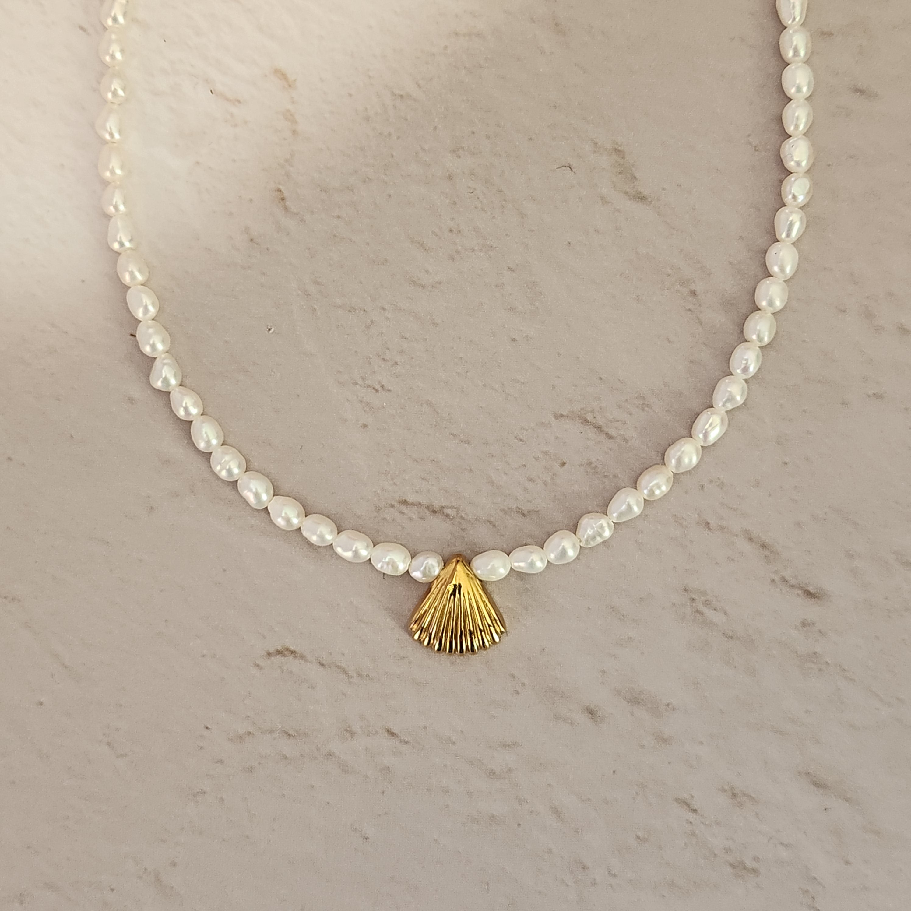Fantail Pearl Necklace