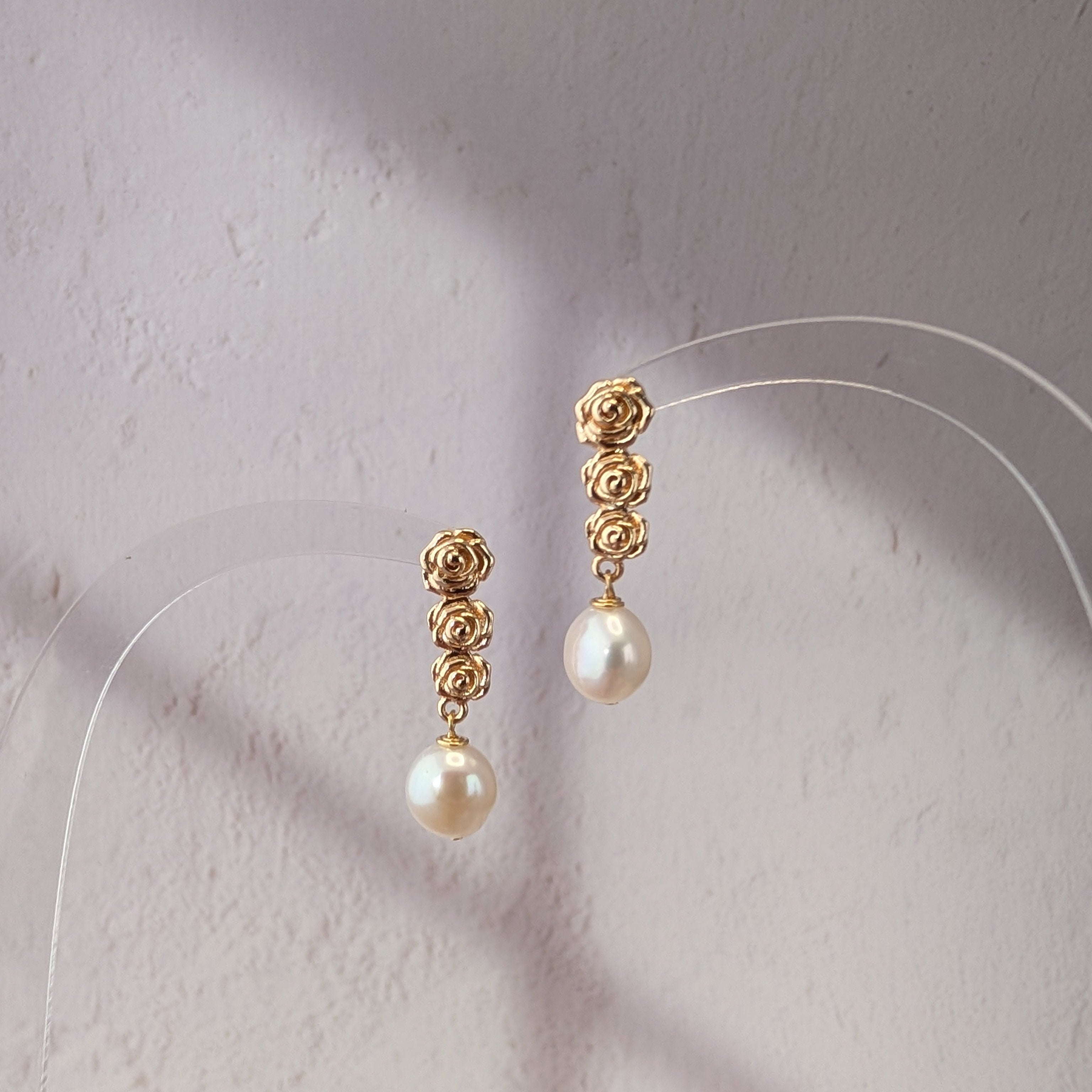 Rosette Trio Earrings