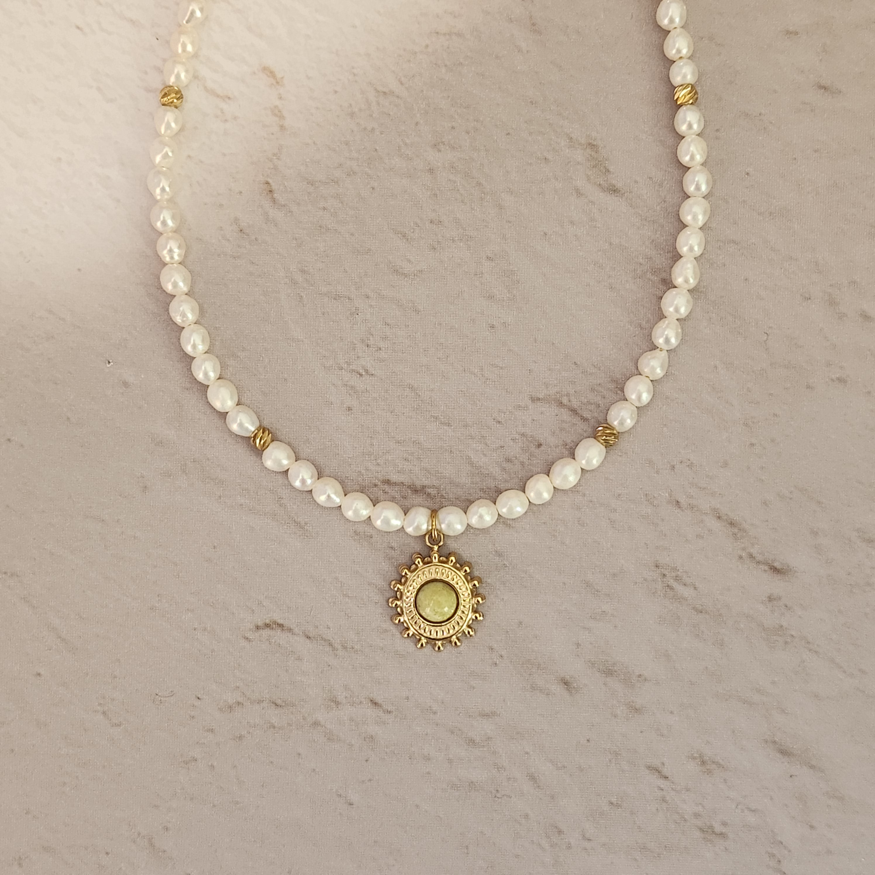 Sol Charm Pendant Necklace